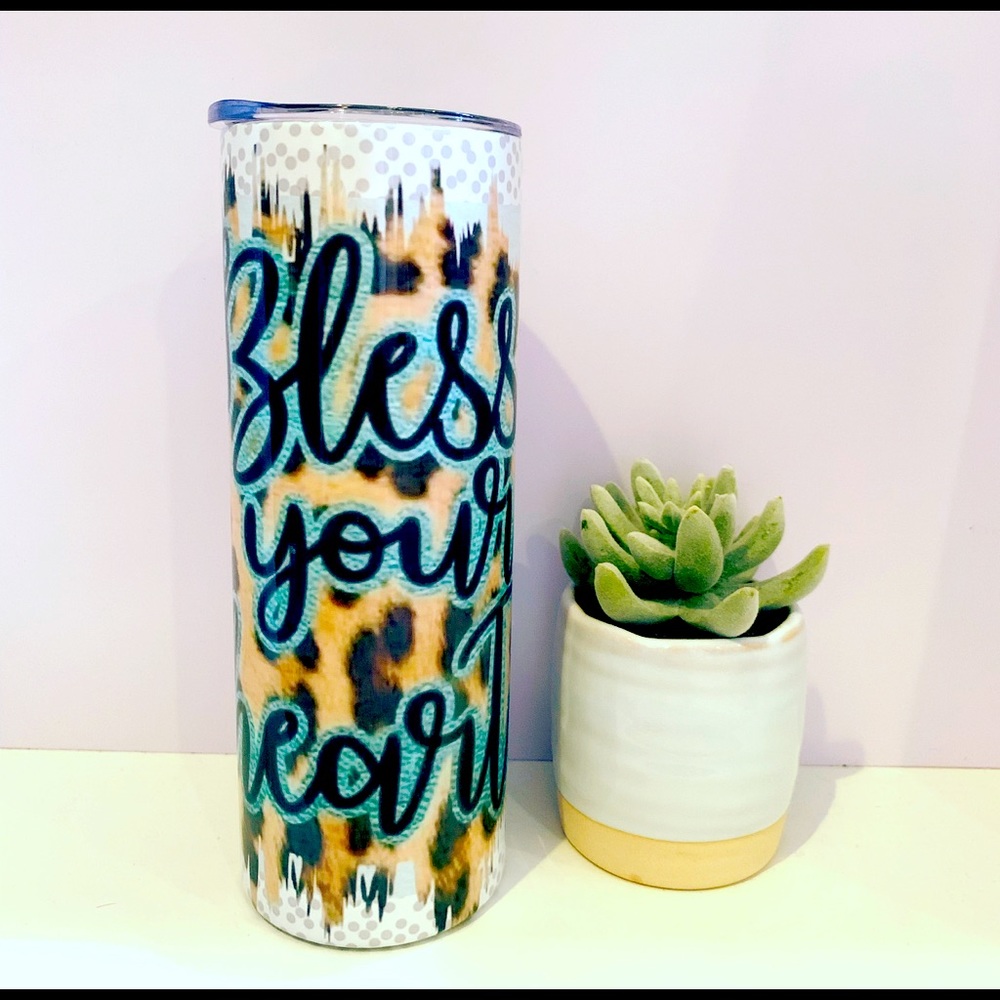 Bless your heart skinny tumbler